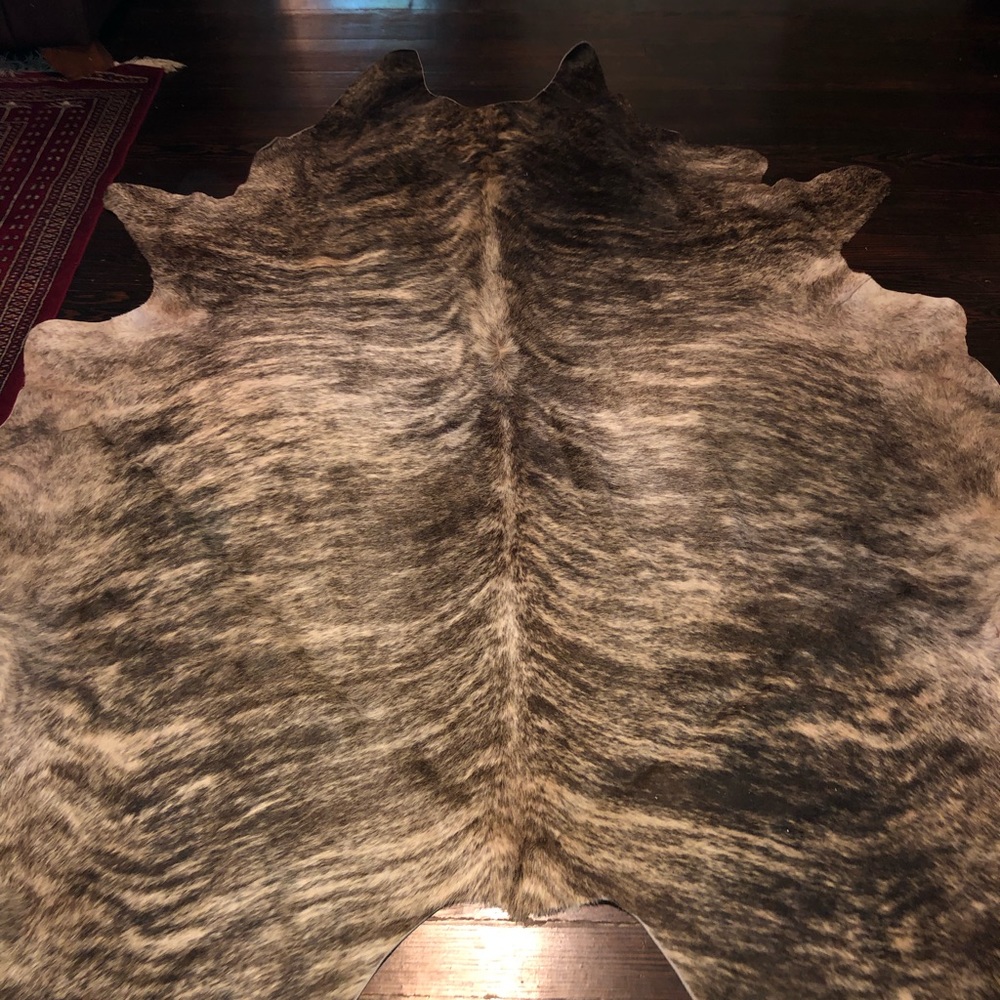 Cowhide rug 102”x 68”
